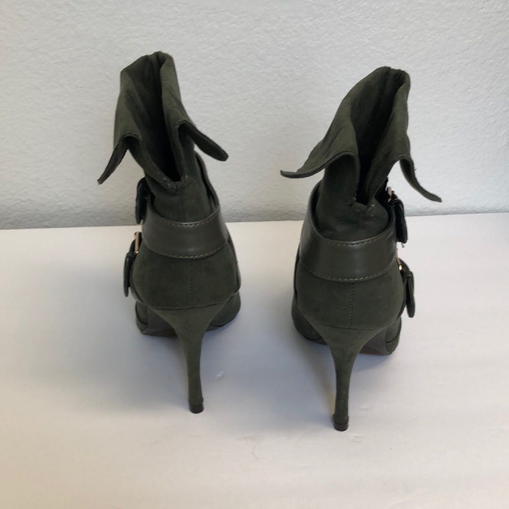 SOLD Rampage faux suede booties ankle boots heels - Picture 4 of 8